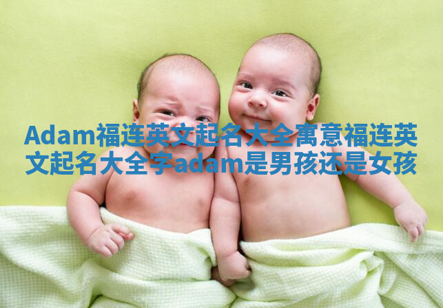 Adam福连英文起名大全寓意 福连英文起名大全字adam是男孩还是女孩