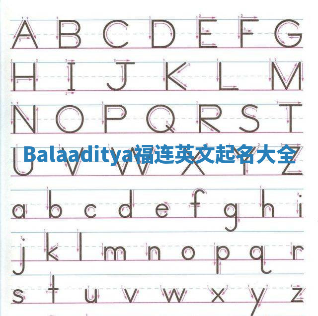 Balaaditya福连英文起名大全 Balaaditya福连英文起名大全
