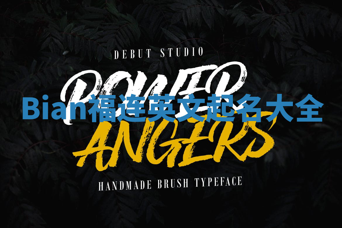 Bian福连英文起名大全 Bian福连英文起名大全