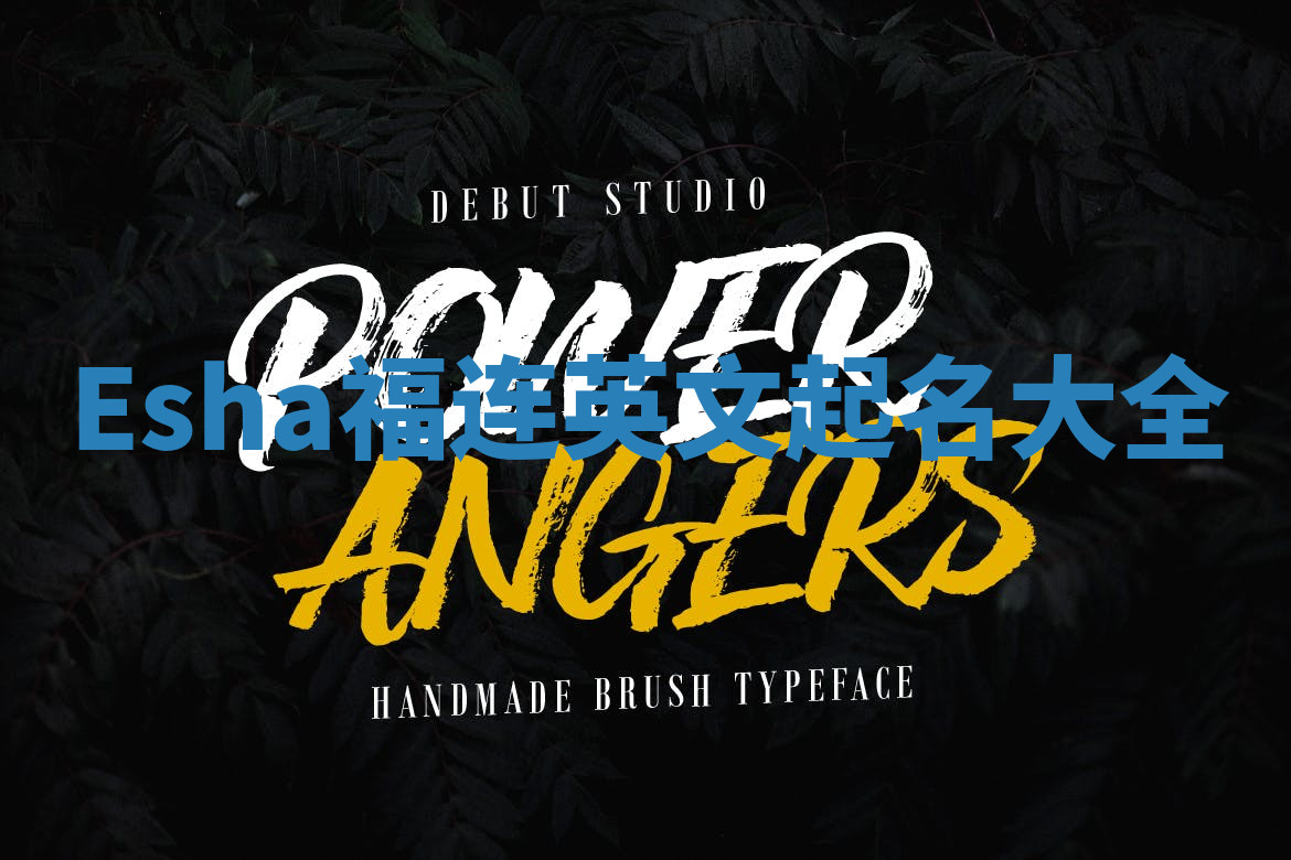 Esha福连英文起名大全 Esha福连英文起名大全