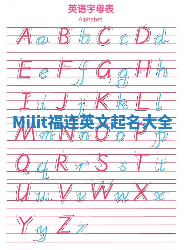 Milit福连英文起名大全 Milit福连英文起名大全