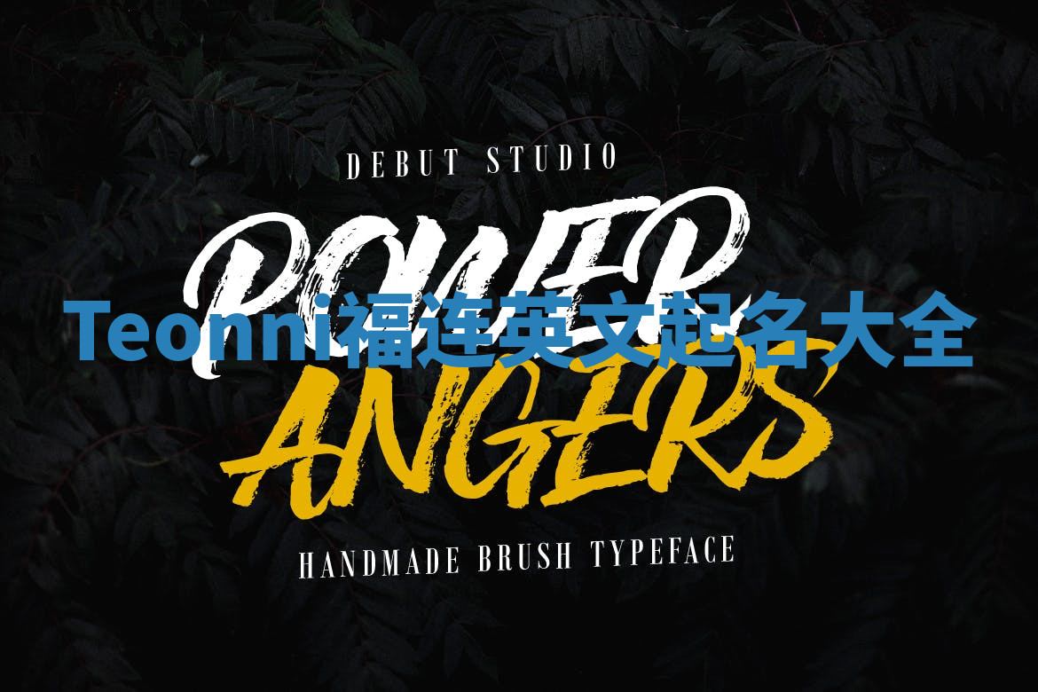 Teonni福连英文起名大全